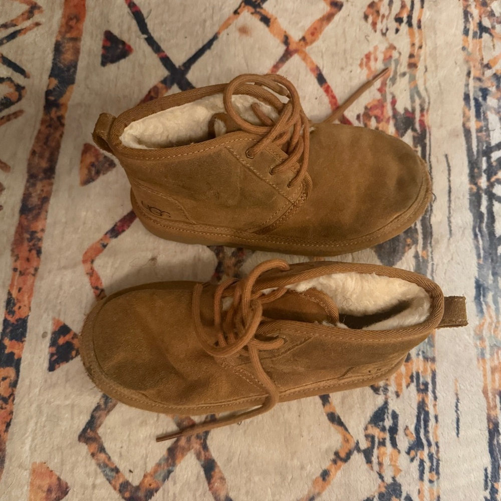 Kids Brown Suede Boots